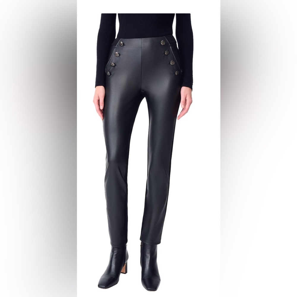 J.McLaughlin frick pant- faux leather front